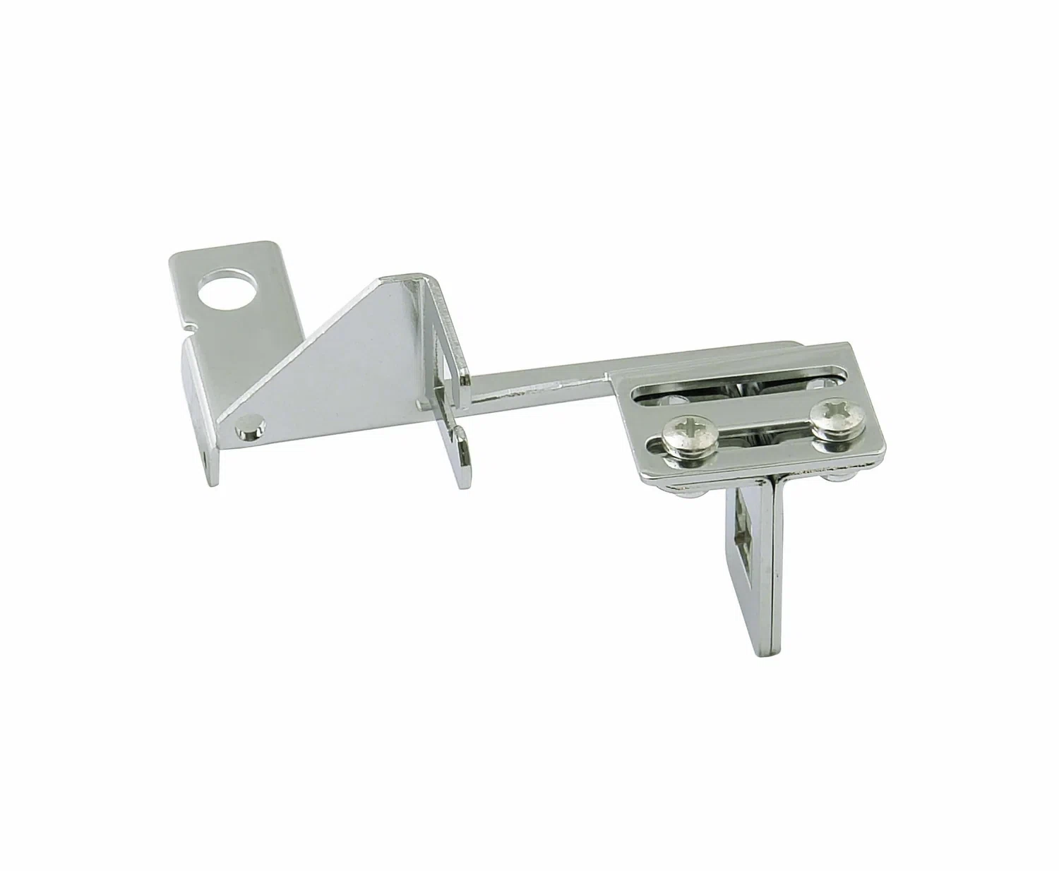 Mr. Gasket Throttle And Transmission Kickdown Cable Bracket - Chrome - 6039